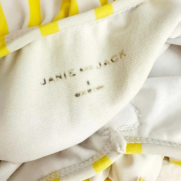 Janie & Jack | Ruffle Striped Swimsuit (3) 💛 - Picture 5 of 8